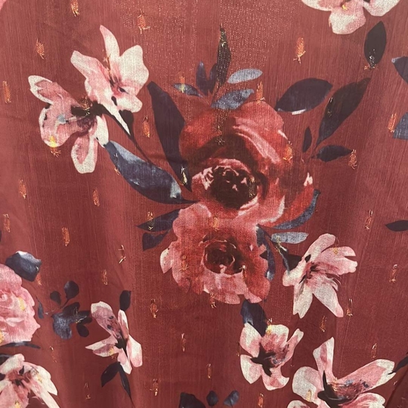 Peach Love Floral Dress - Picture 3 of 3